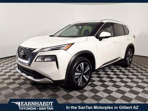 White 2023 Nissan Rogue Platinum