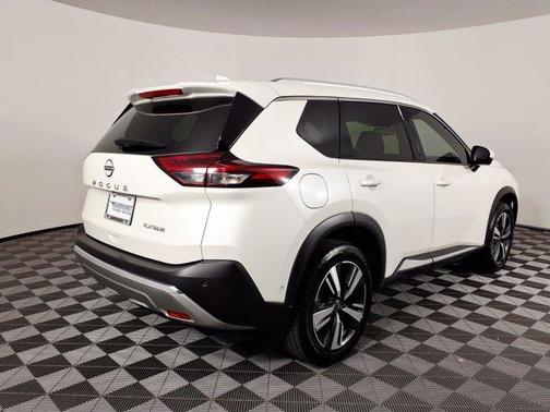 White 2023 Nissan Rogue Platinum