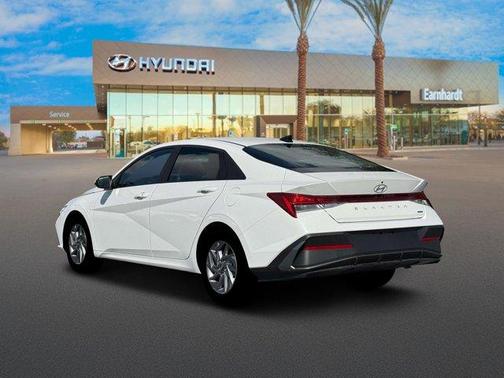 White 2026 Hyundai ELANTRA HEV Blue