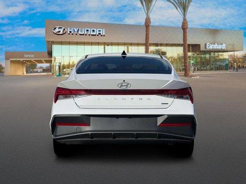 White 2026 Hyundai ELANTRA HEV Blue