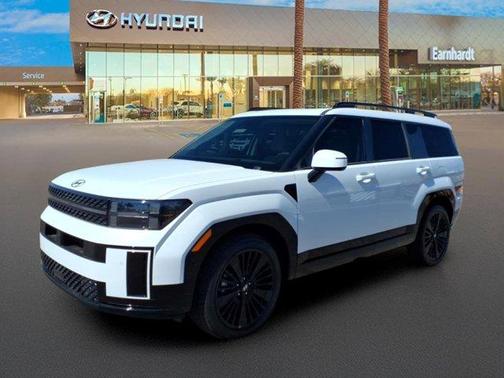 White 2026 Hyundai SANTA FE HEV Calligraphy