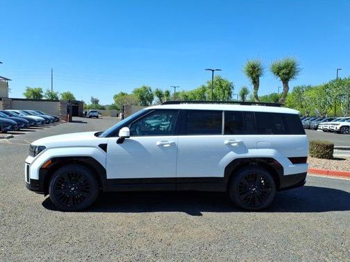 White 2026 Hyundai SANTA FE HEV Calligraphy