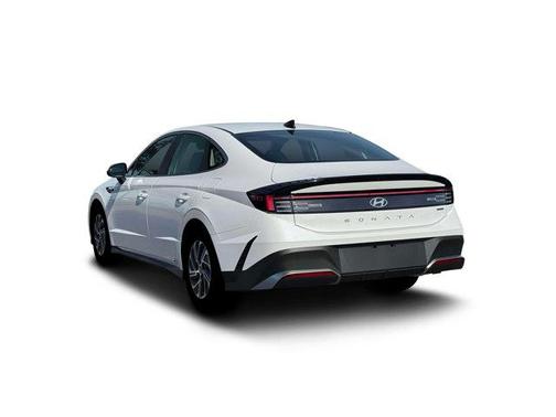White 2026 Hyundai SONATA Hybrid Blue