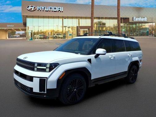 White 2026 Hyundai SANTA FE HEV Calligraphy