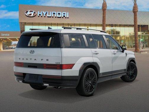 White 2026 Hyundai SANTA FE HEV Calligraphy