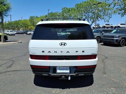 White 2026 Hyundai SANTA FE HEV Calligraphy