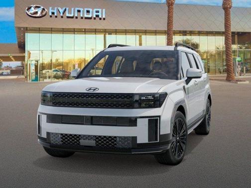 White 2026 Hyundai SANTA FE HEV Calligraphy
