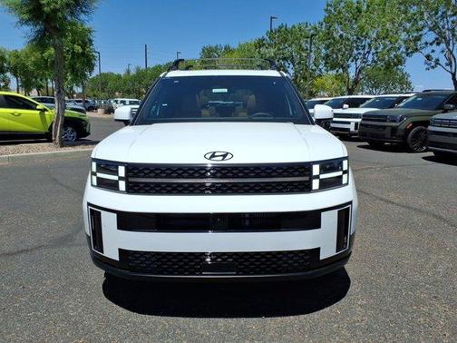 White 2026 Hyundai SANTA FE HEV Calligraphy