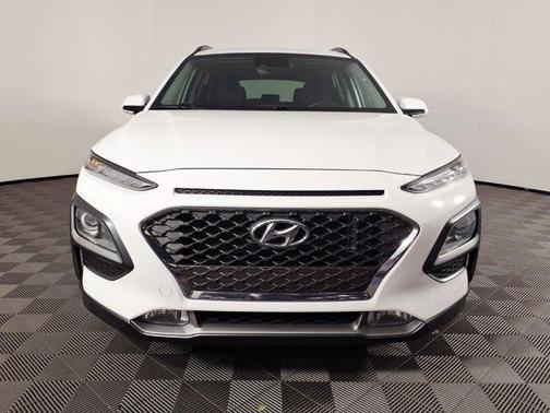 Lunar White 2021 Hyundai KONA Limited