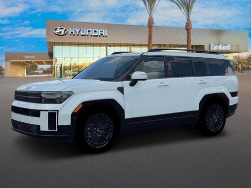 White 2026 Hyundai SANTA FE HEV Calligraphy