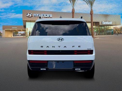 White 2026 Hyundai SANTA FE HEV Calligraphy