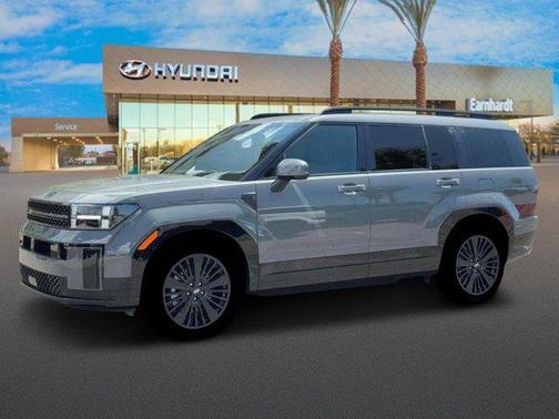 Hampton Gray 2026 Hyundai SANTA FE HEV Calligraphy