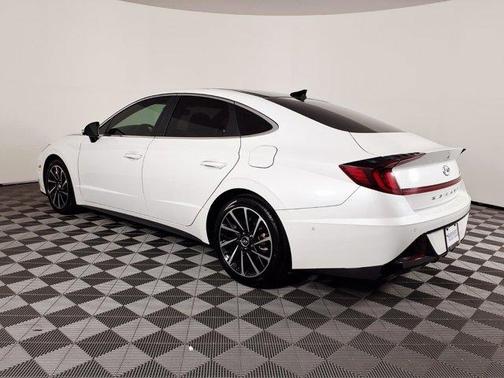 Quartz White 2021 Hyundai SONATA Limited