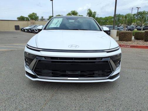 White 2026 Hyundai SONATA Hybrid SEL