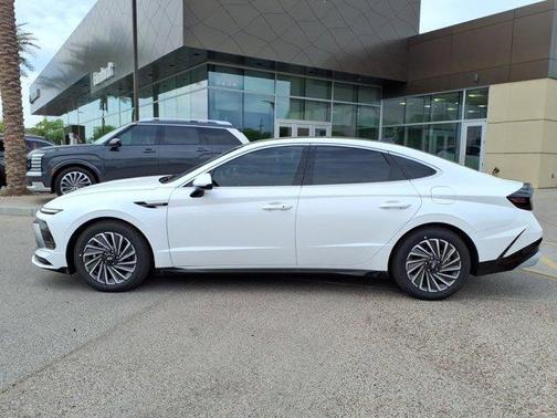 White 2026 Hyundai SONATA Hybrid SEL