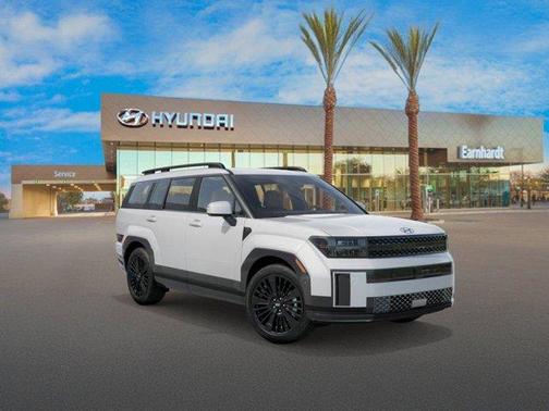 White 2026 Hyundai SANTA FE HEV Calligraphy