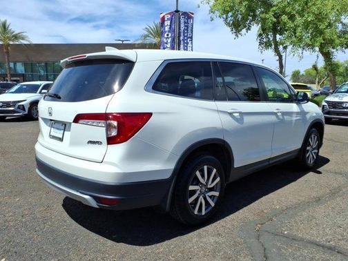 White Diamond Pearl 2019 Honda Pilot EX-L