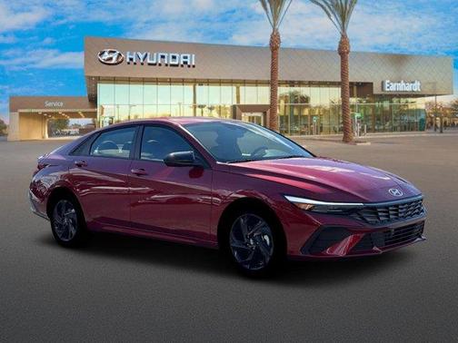 Red 2026 Hyundai ELANTRA HEV SEL Sport