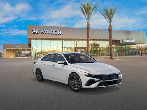 Serenity White Pearl 2026 Hyundai ELANTRA HEV Blue