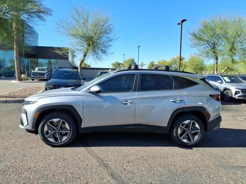Shimmering Silver 2026 Hyundai TUCSON Hybrid SEL