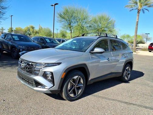 Shimmering Silver 2026 Hyundai TUCSON Hybrid SEL