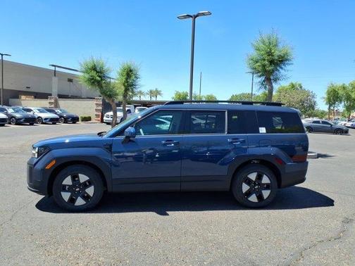 Atlantic Blue 2026 Hyundai SANTA FE HEV SEL