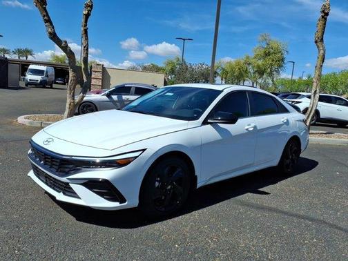 White 2026 Hyundai ELANTRA SEL SPORT PREMIUM