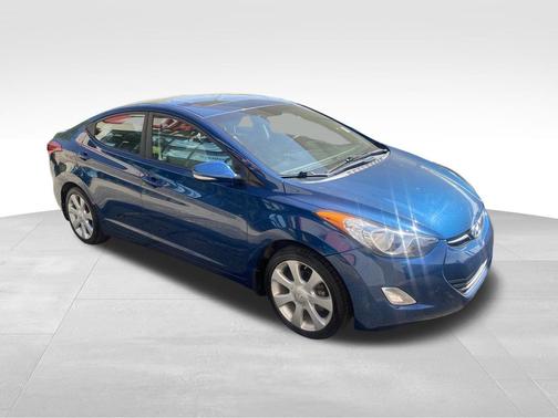 Windy Sea Blue 2013 Hyundai ELANTRA Limited