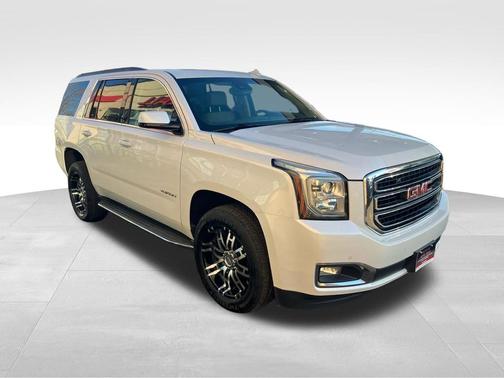 White Frost Tricoat 2018 GMC Yukon SLT