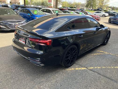 Mythos Black Metallic 2021 Audi A5 Sportback 45 S Line Premium Plus
