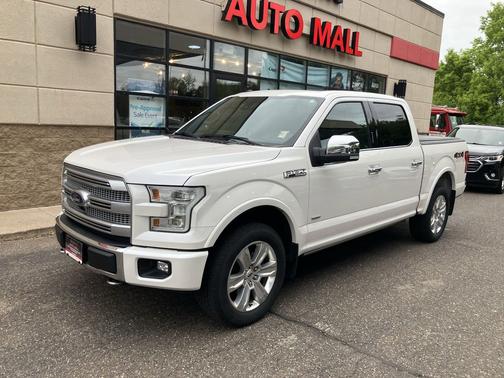 White Platinum Metallic Tri-Coat 2016 Ford F-150 XL