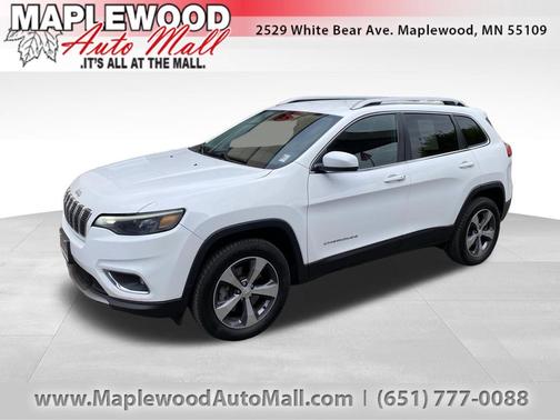 Bright White Clearcoat 2019 Jeep Cherokee Limited