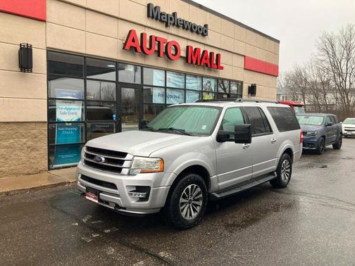 White Platinum Metallic Tri-Coat 2015 Ford Expedition EL XLT