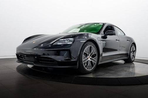 Jet Black Metallic 2026 Porsche Taycan 4