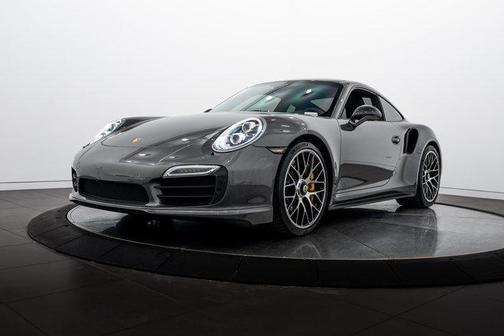 Agate Gray Metallic 2015 Porsche 911 Turbo S