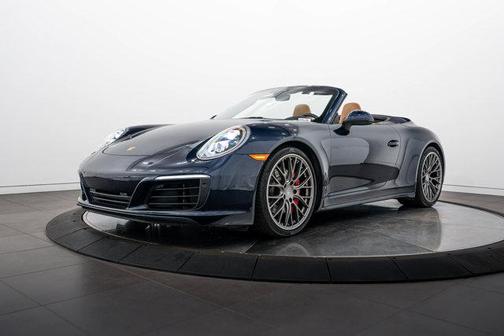 Night Blue Metallic 2017 Porsche 911 Carrera 4S