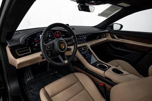 Oak Green Metallic 2022 Porsche Taycan GTS