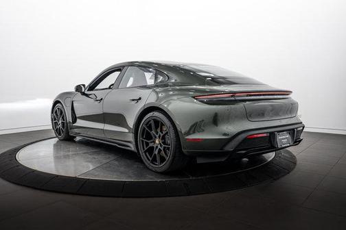 Oak Green Metallic 2022 Porsche Taycan GTS