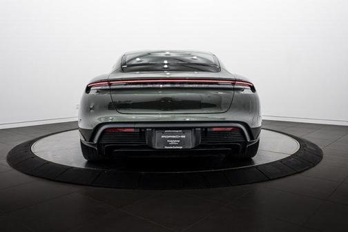 Oak Green Metallic 2022 Porsche Taycan GTS