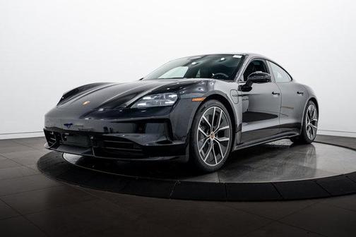 Jet Black Metallic 2026 Porsche Taycan 4