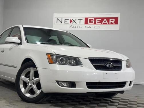 Powder White Pearl 2008 Hyundai SONATA SE