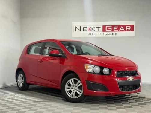 RED 2013 Chevrolet Sonic LT