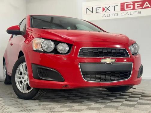 RED 2013 Chevrolet Sonic LT
