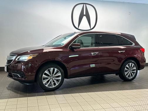 Dark Cherry Pearl 2014 Acura MDX 3.5L
