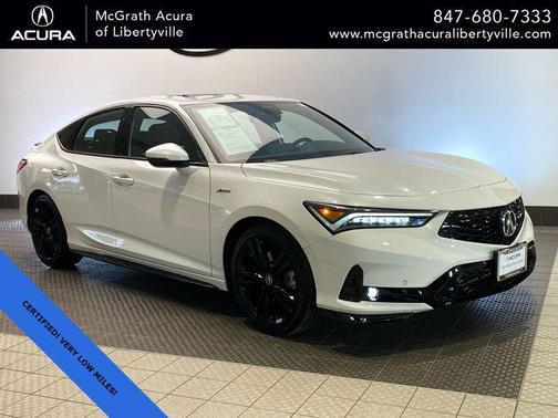 Platinum White Pearl 2026 Acura Integra FWD A-Spec with Technology