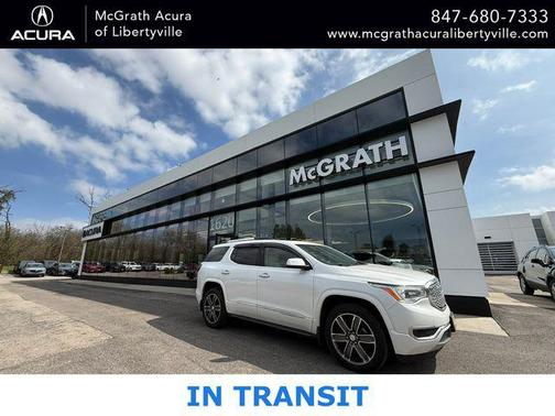 White Frost Tricoat 2019 GMC Acadia Denali