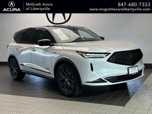 Platinum White Pearl 2023 Acura MDX A-SPEC