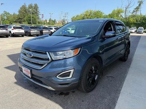 Blue Metallic 2018 Ford Edge SEL