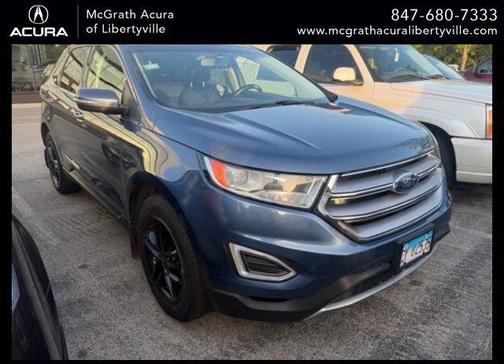 Blue Metallic 2018 Ford Edge SEL