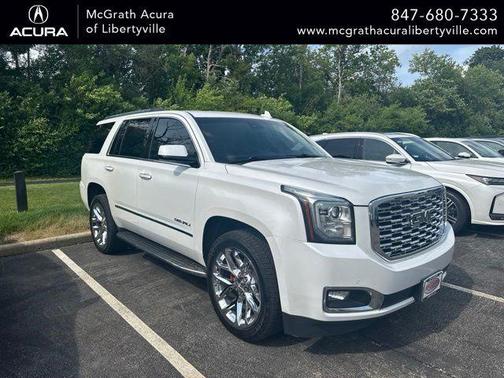 White Frost Tricoat 2019 GMC Yukon Denali